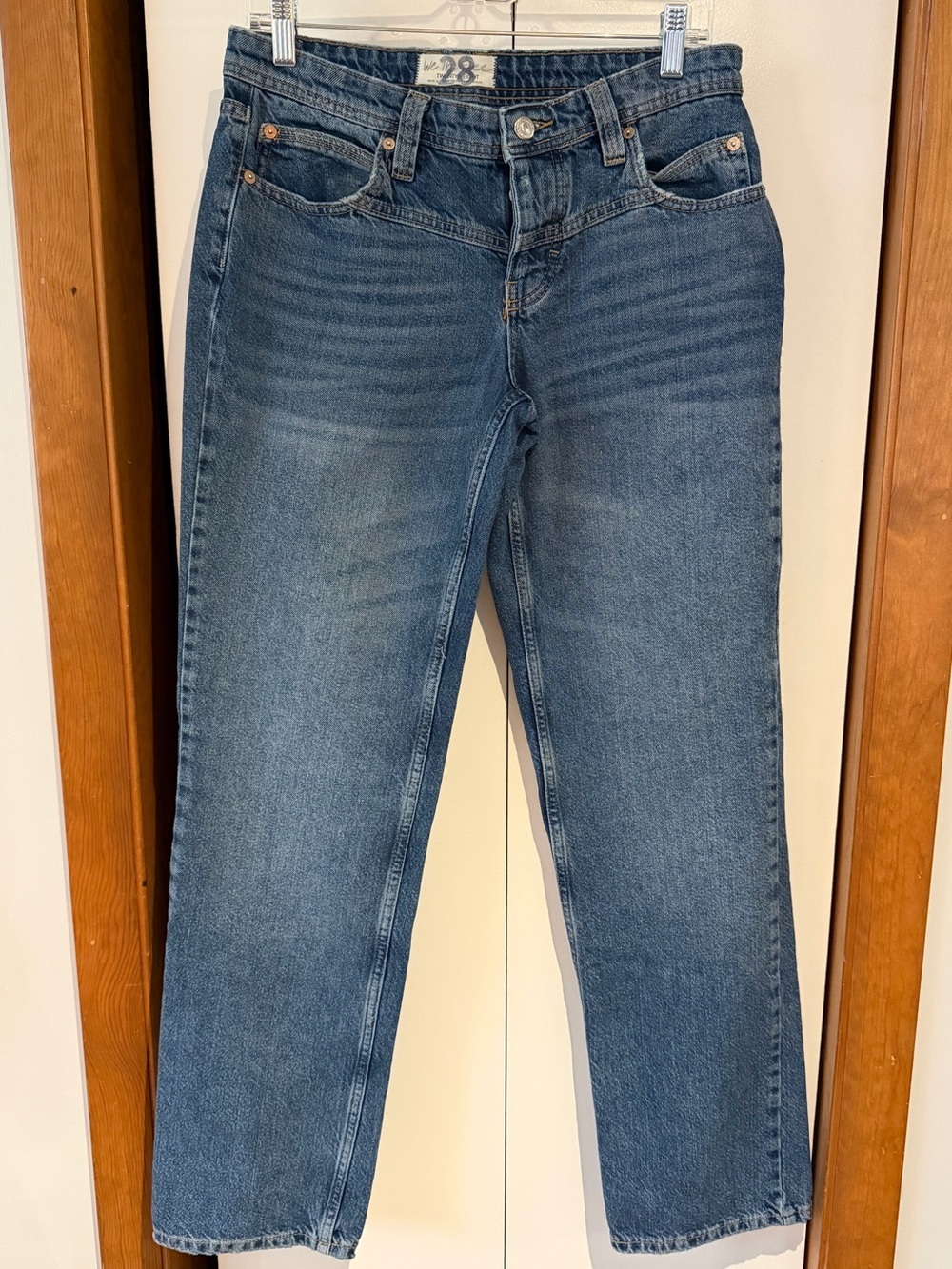 Free People We The Free “Shelby” Low-Rise Boyfriend Jeans - Size 28